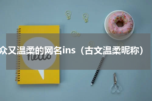 小众又温柔的网名ins（古文温柔昵称）