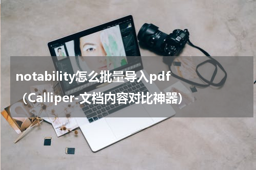notability怎么批量导入pdf（Calliper-文档内容对比神器）