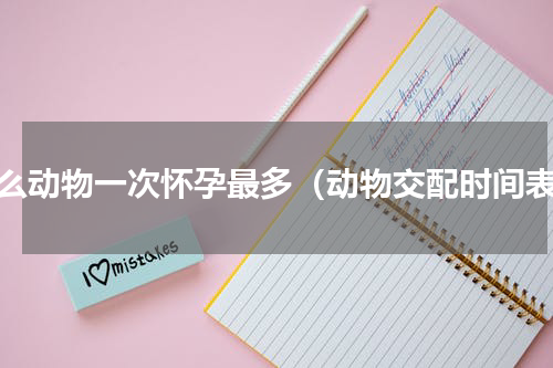 什么动物一次怀孕最多（动物交配时间表）