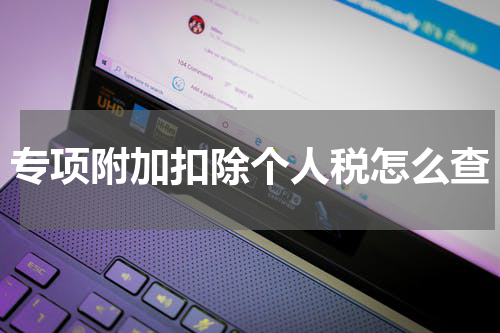 专项附加扣除个人税怎么查