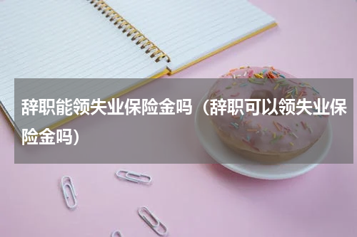 辞职能领失业保险金吗（辞职可以领失业保险金吗）