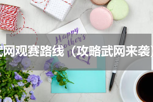 武网观赛路线（攻略武网来袭）