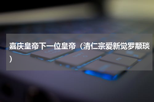 嘉庆皇帝下一位皇帝（清仁宗爱新觉罗颙琰）