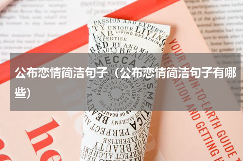 公布恋情简洁句子（公布恋情简洁句子有哪些）