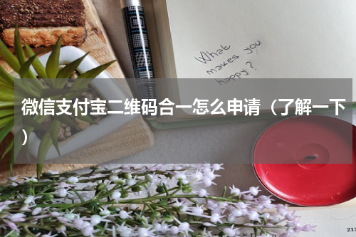 微信支付宝二维码合一怎么申请（了解一下）