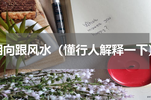 朝向跟风水（懂行人解释一下）