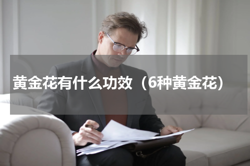黄金花有什么功效（6种黄金花）