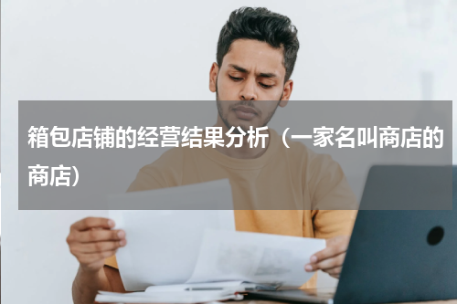 箱包店铺的经营结果分析（一家名叫商店的商店）