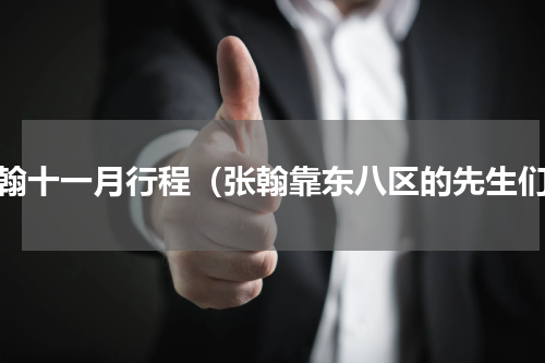 张翰十一月行程（张翰靠东八区的先生们）