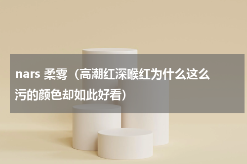 nars 柔雾（高潮红深喉红为什么这么污的颜色却如此好看）
