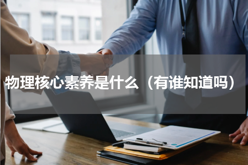物理核心素养是什么（有谁知道吗）