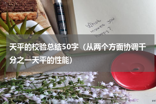 天平的校验总结50字（从两个方面协调千分之一天平的性能）