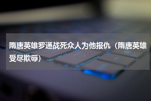 隋唐英雄罗通战死众人为他报仇（隋唐英雄受尽欺辱）