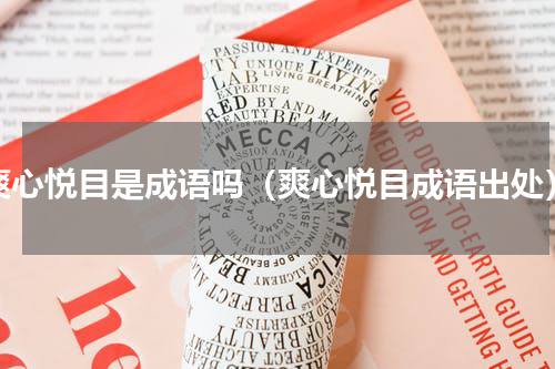 爽心悦目是成语吗（爽心悦目成语出处）