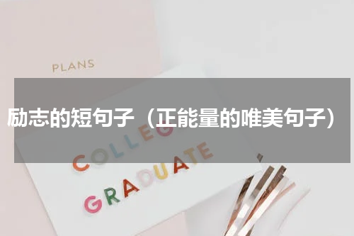 励志的短句子（正能量的唯美句子）