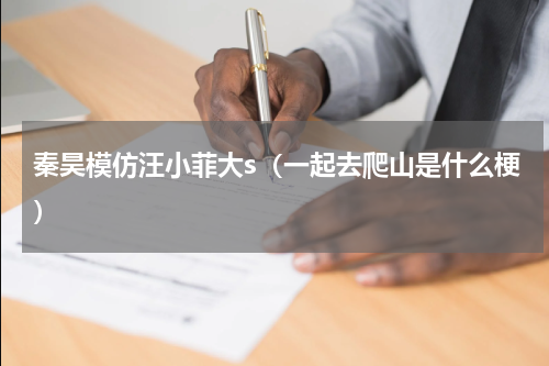 秦昊模仿汪小菲大s（一起去爬山是什么梗）