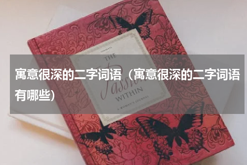 寓意很深的二字词语（寓意很深的二字词语有哪些）
