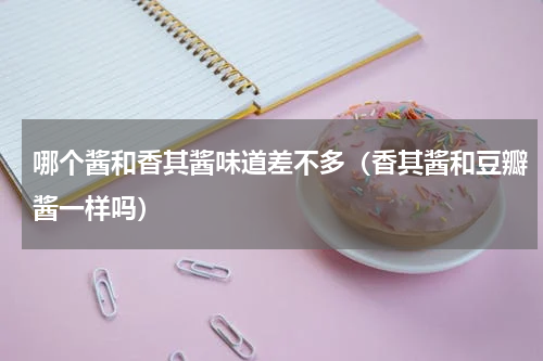 哪个酱和香其酱味道差不多（香其酱和豆瓣酱一样吗）