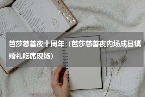 芭莎慈善夜十周年（芭莎慈善夜内场成县镇婚礼吃席现场）