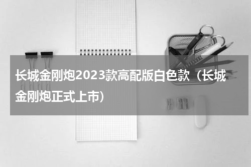 长城金刚炮2023款高配版白色款（长城金刚炮正式上市）