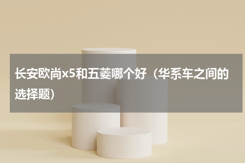 长安欧尚x5和五菱哪个好（华系车之间的选择题）