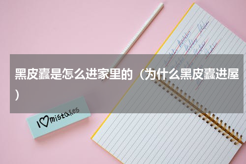 黑皮蠹是怎么进家里的（为什么黑皮蠹进屋）