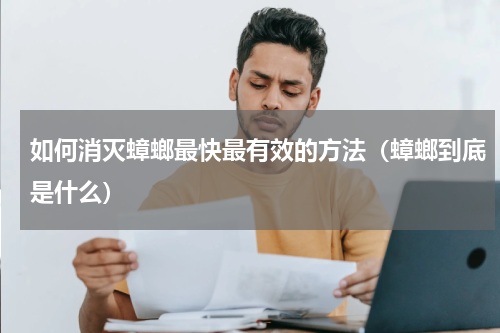 如何消灭蟑螂最快最有效的方法（蟑螂到底是什么）