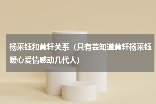杨采钰和黄轩关系（只有芸知道黄轩杨采钰暖心爱情感动几代人）