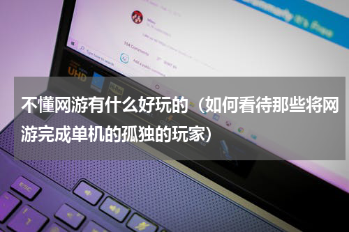 不懂网游有什么好玩的（如何看待那些将网游完成单机的孤独的玩家）