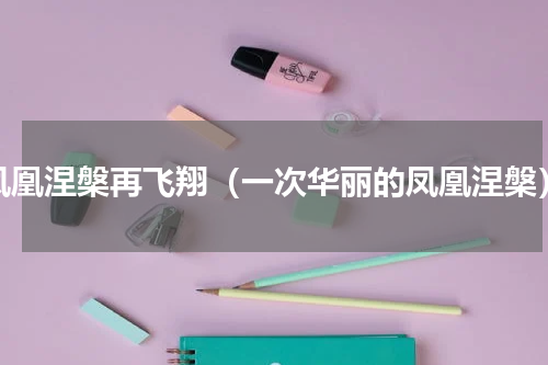 凤凰涅槃再飞翔（一次华丽的凤凰涅槃）