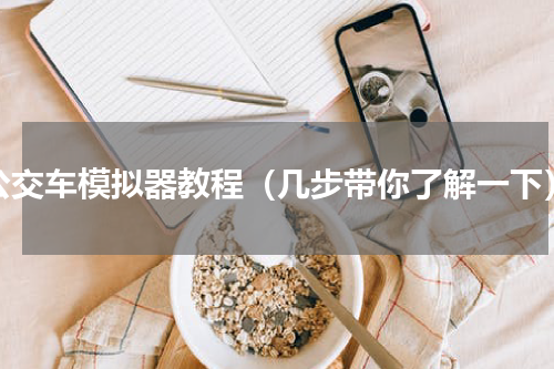公交车模拟器教程（几步带你了解一下）