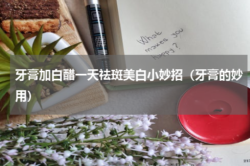 牙膏加白醋一天祛斑美白小妙招（牙膏的妙用）