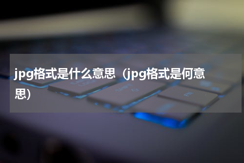 jpg格式是什么意思（jpg格式是何意思）