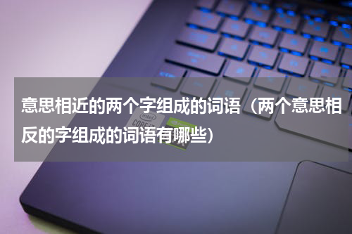 意思相近的两个字组成的词语（两个意思相反的字组成的词语有哪些）