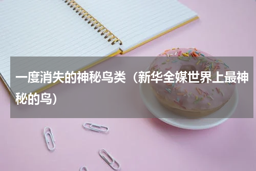 一度消失的神秘鸟类（新华全媒世界上最神秘的鸟）