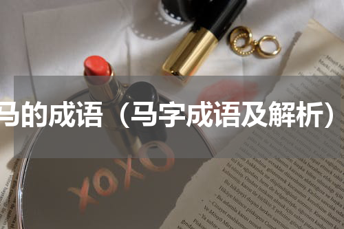 马的成语（马字成语及解析）