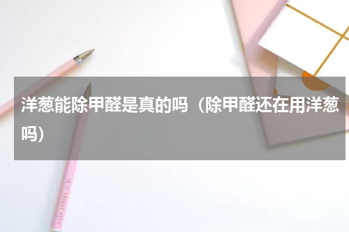 洋葱能除甲醛是真的吗（除甲醛还在用洋葱吗）