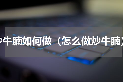 炒牛腩如何做（怎么做炒牛腩）