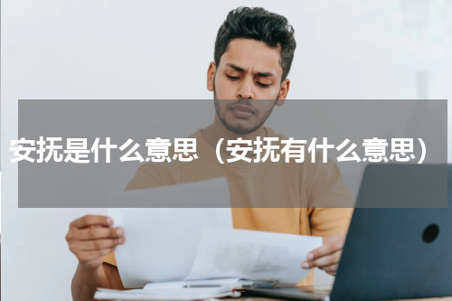 安抚是什么意思（安抚有什么意思）