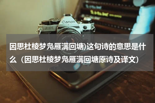 因思杜棱梦凫雁满回塘)这句诗的意思是什么（因思杜棱梦凫雁满回塘原诗及译文）