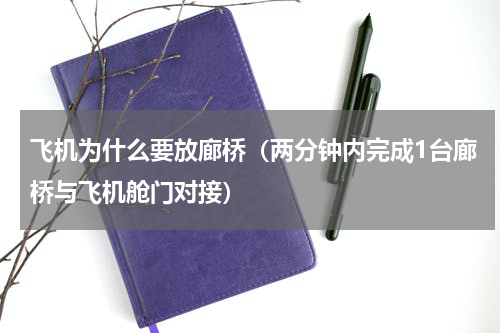 飞机为什么要放廊桥（两分钟内完成1台廊桥与飞机舱门对接）