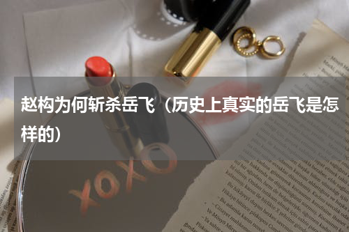 赵构为何斩杀岳飞（历史上真实的岳飞是怎样的）