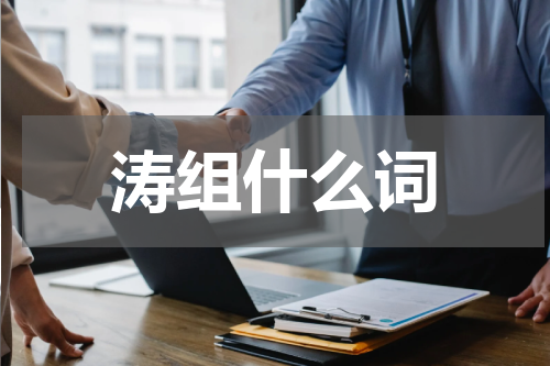 涛组什么词