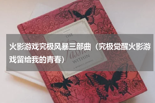 火影游戏究极风暴三部曲（究极觉醒火影游戏留给我的青春）
