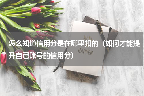 怎么知道信用分是在哪里扣的（如何才能提升自己账号的信用分）
