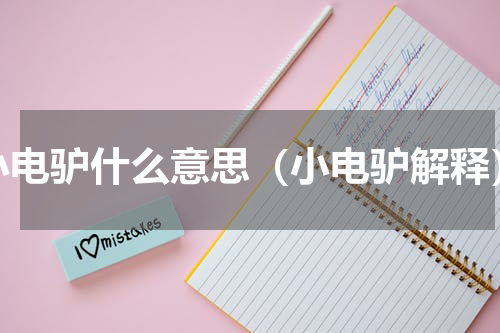 小电驴什么意思（小电驴解释）