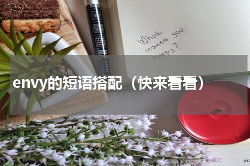 envy的短语搭配（快来看看）