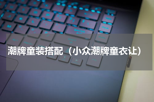 潮牌童装搭配（小众潮牌童衣让）