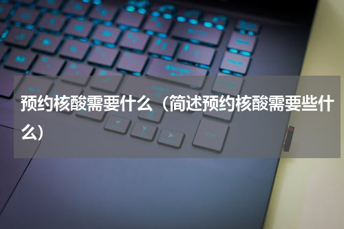 预约核酸需要什么（简述预约核酸需要些什么）