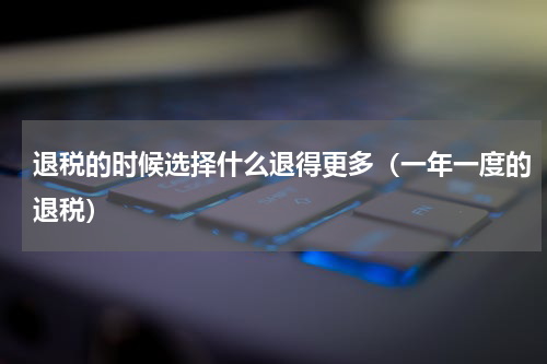 退税的时候选择什么退得更多（一年一度的退税）